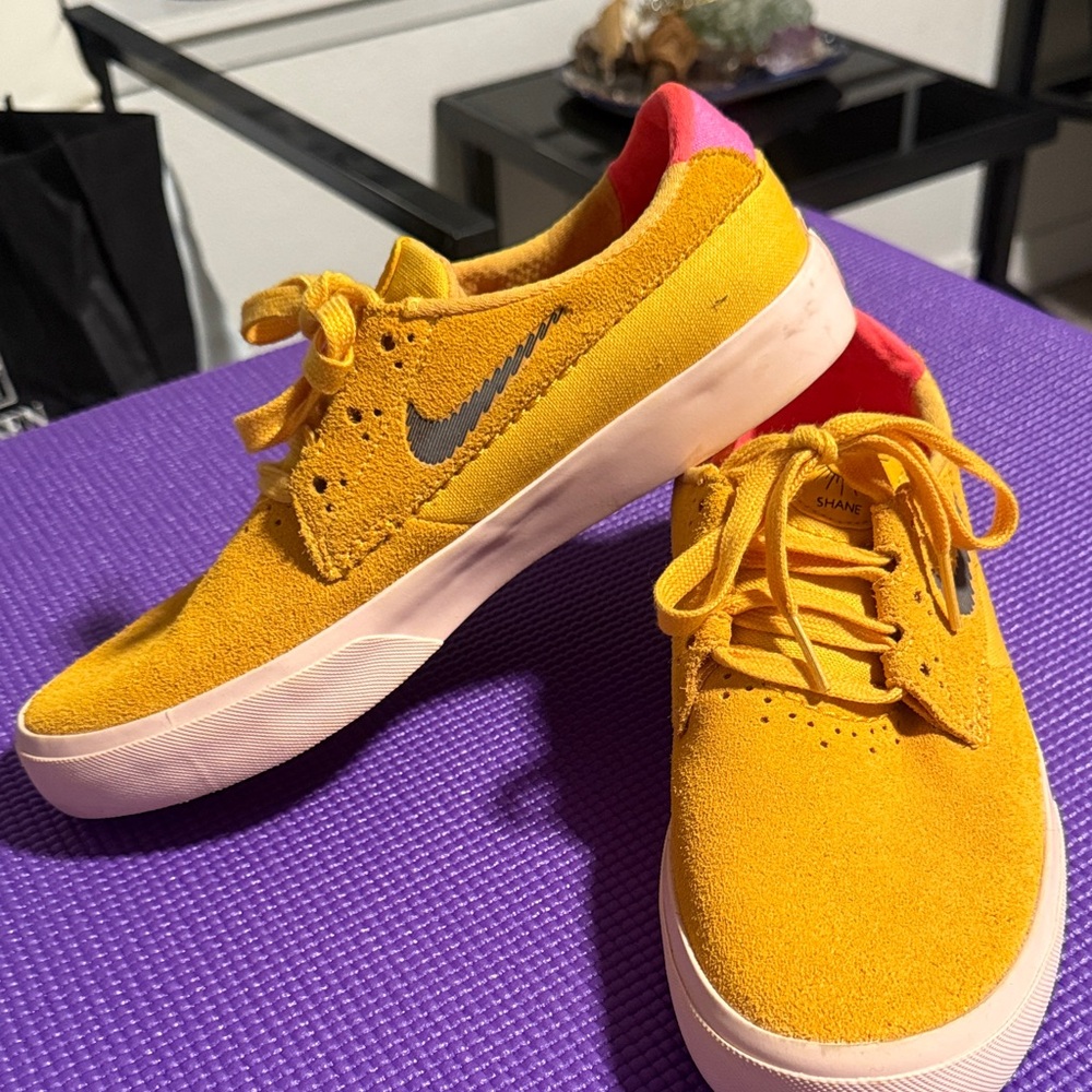 Nike SB Yellow and Pink Sneakers
